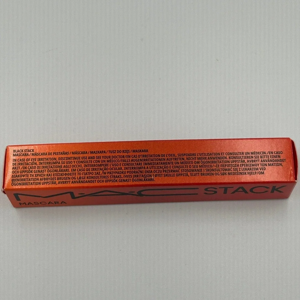MAC MACStack Mascara Womens 12ml Black New Infinite Build Volume Length